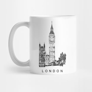 Big Ben of London, England. Mug